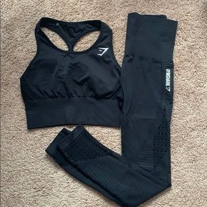 Gymshark seamless small vest and bottoms